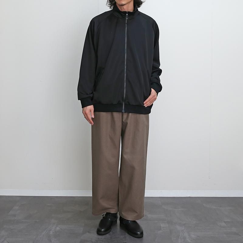 REVERBERATE リバーバレイト】TRACK JACKET BLACK - THIRTY REVERBERATE リバーバレイト】TRACK JACKET BLACK - THIRTY