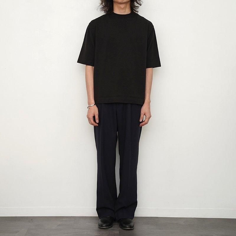 HEUGN ユーゲン】Jude T-WOOL short sleeve Black - THIRTY HEUGN ユーゲン】Jude T-WOOL short sleeve Black - THIRTY