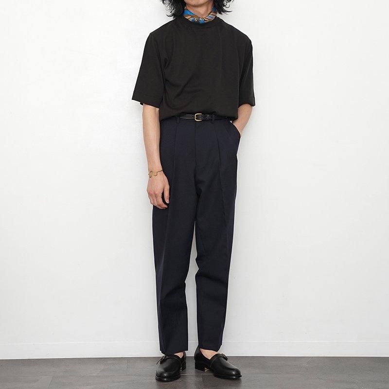 HEUGN ユーゲン】Jude T-WOOL short sleeve Black - THIRTY HEUGN ユーゲン】Jude T-WOOL short sleeve Black - THIRTY