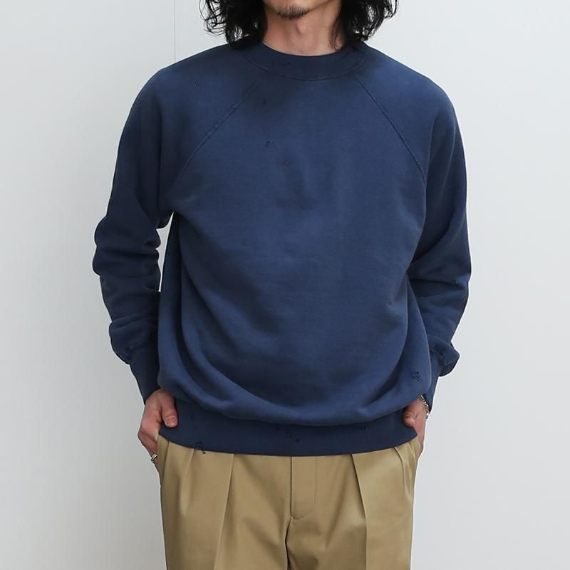 MAATEE&SONS マーティーアンドサンズ】SWEAT 掠れNAVY - THIRTY MAATEE&SONS マーティーアンドサンズ】SWEAT 掠れNAVY - THIRTY