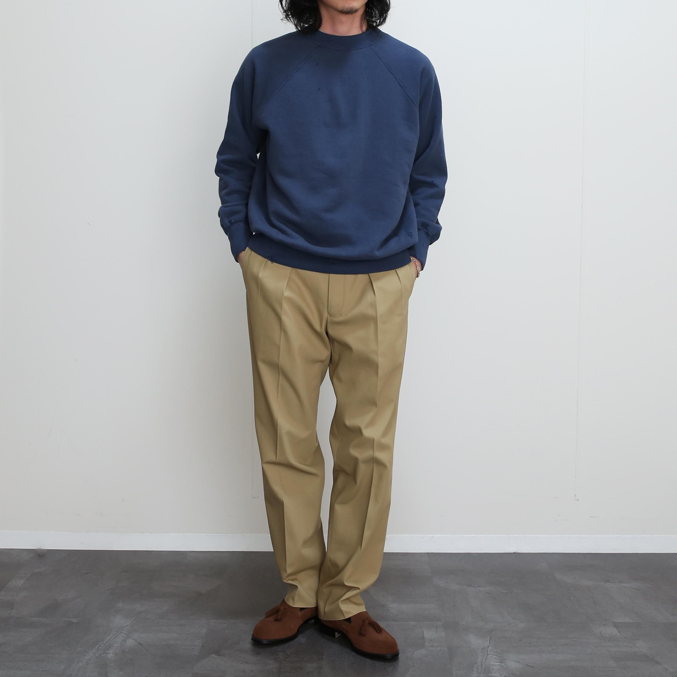 MAATEE&SONS マーティーアンドサンズ】SWEAT 掠れNAVY - THIRTY MAATEE&SONS マーティーアンドサンズ】SWEAT 掠れNAVY - THIRTY