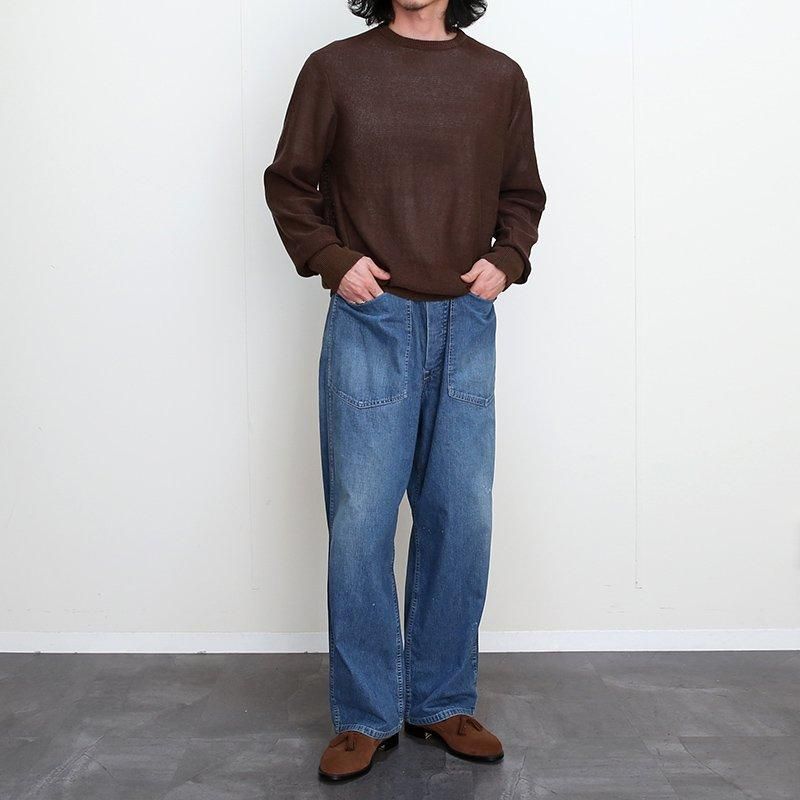 MAATEE&SONS マーティーアンドサンズ】強撚LINENひょっとこ C/N MAATEE&SONS マーティーアンドサンズ】強撚LINENひょっとこ C/N