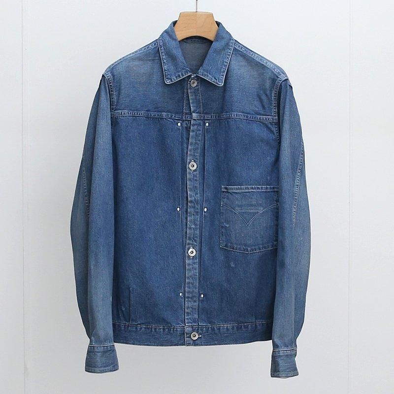 MAATEE&SONS マーティーアンドサンズ】LIGHT OZ DENIM PLEATED MAATEE&SONS マーティーアンドサンズ】LIGHT OZ DENIM PLEATED