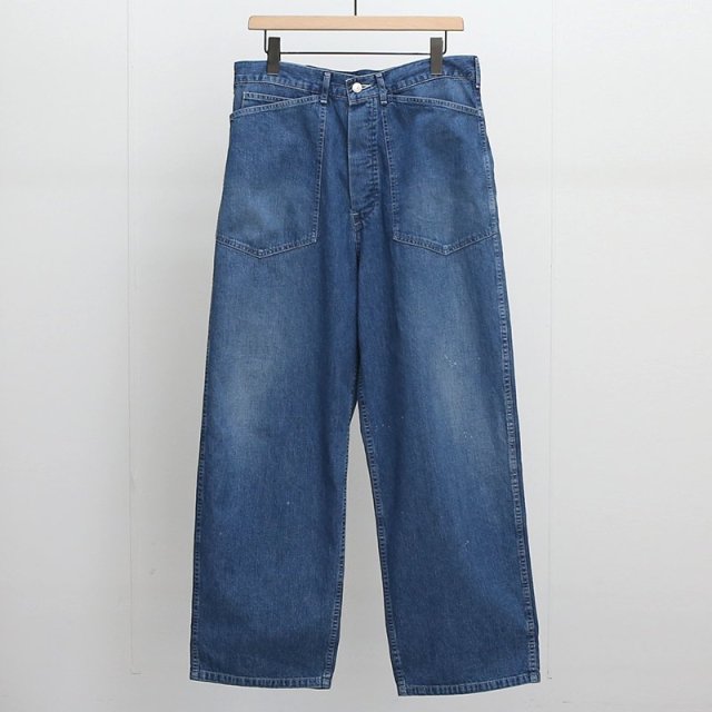 413١ۡ2024 S/SۡMAATEE&SONS ޡƥɥ󥺡MILITARY DENIM VWASH FADE INDIGO