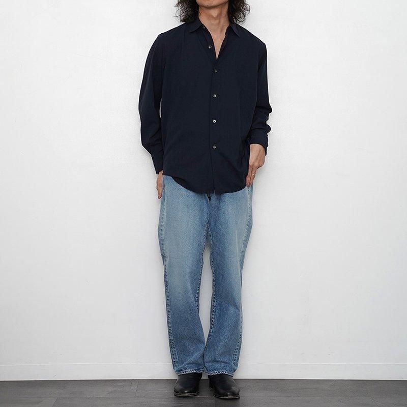 MAATEE&SONS マーティーアンドサンズ】CHARLES 強撚ビエラ NAVY MAATEE&SONS マーティーアンドサンズ】CHARLES 強撚ビエラ NAVY