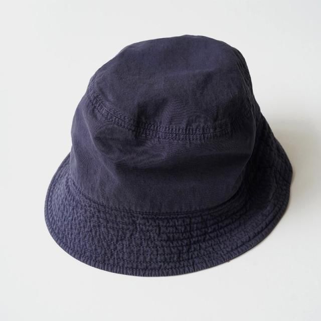 2025 S/SۡY 磻ORGANIC COTTON HIGH DENSITY SATIN HAT NAVY