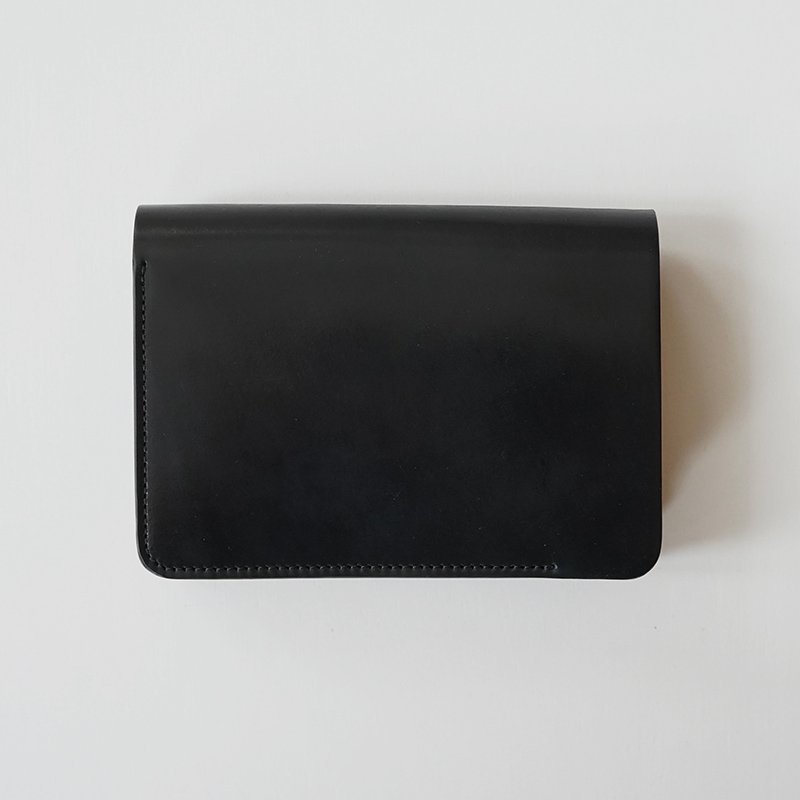 forme - SHORT WALLET [BLACK/Cordovan] - 折り財布
