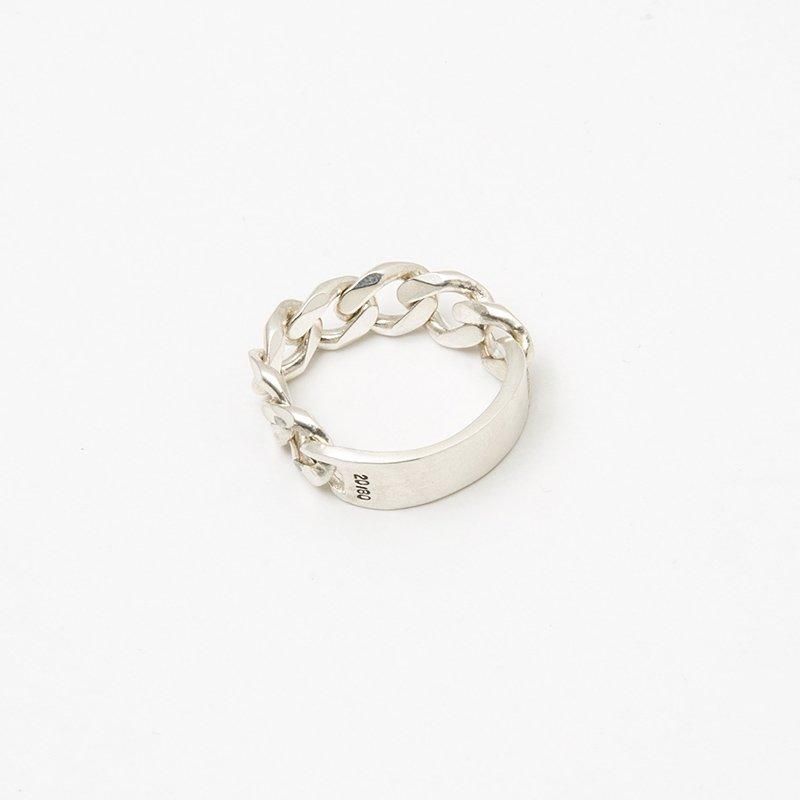1月24日 再入荷】【20/80 トウェンティーエイティー】STERLING SILVER ID CHAIN RING 8mm WIDTH SV -  THIRTY' THIRTY' STORE