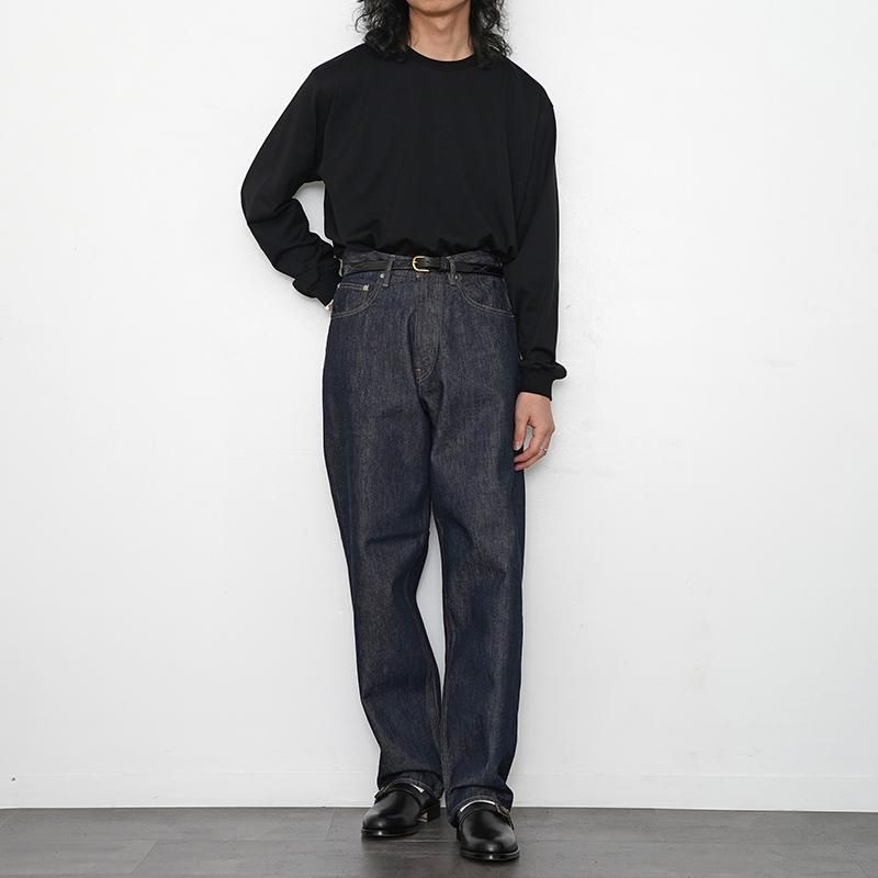 2024 S/S】【AURALEE オーラリー】HARD TWIST DENIM WIDE PANTS INDIGO ...