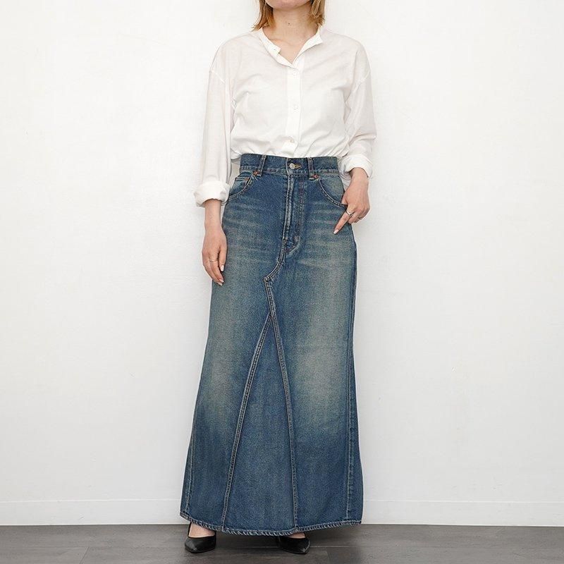 . The Shinzone REMAKE SKIRT 30%OFF】【THE SHINZONE / ザ シンゾーン】REMAKE SKIRT BLUE