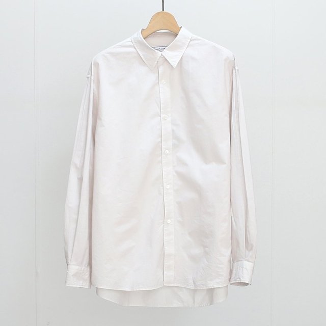 【2024 S/S】【UNIVERSAL PRODUCTS】GARMENT DYED L/S REGULAR SHIRTS IVORY