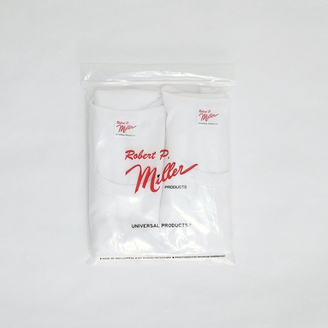 【2024 S/S】【UNIVERSAL PRODUCTS ユニバーサルプロダクツ】MILLER 2PAC TANK TOP WHITE