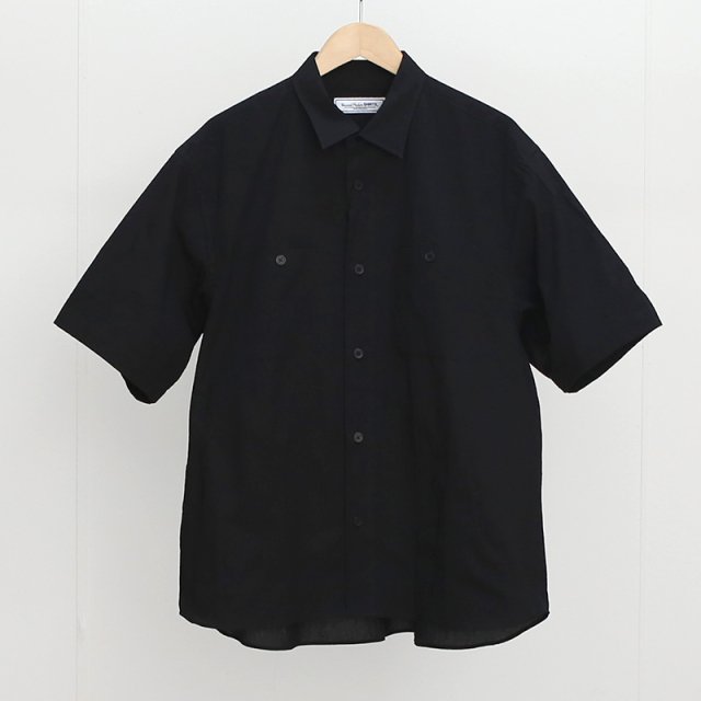 2024 S/SۡUNIVERSAL PRODUCTSFINX CORD LANE S/S WORK SHIRTS BLACK