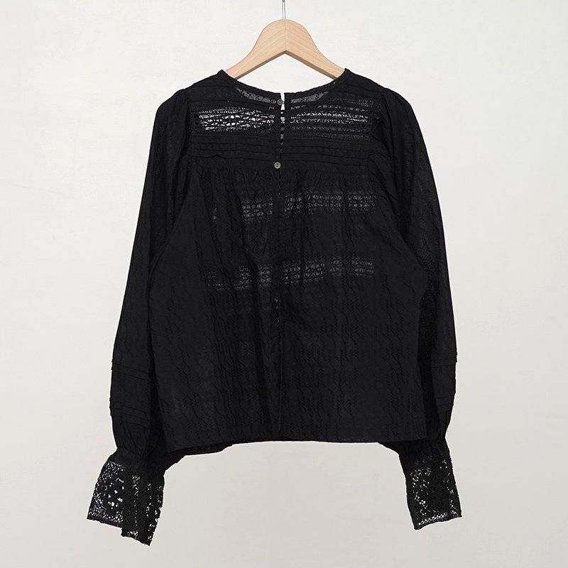 ヌキテパ　Cotton Dobby Lace & Pintuck Pants ヌキテパ Cotton Dobby Lace & Pintuck Pants