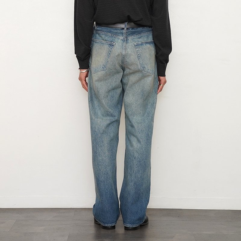 お一人様1点限り】【10/26(土)19:00販売開始】【2024A/W】【AURALEE】SELVEDGE FADED HEAVY DENIM  WIDE PANTS FADED INDIGO - THIRTY' THIRTY' STORE