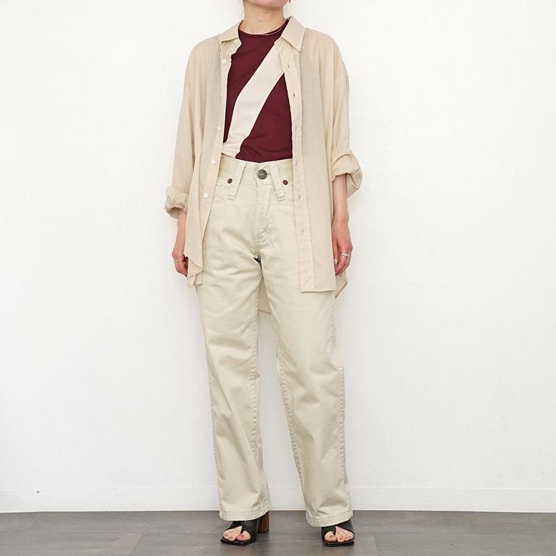 美品☆Shinzone SHEER DADDY SHIRT ベージュ