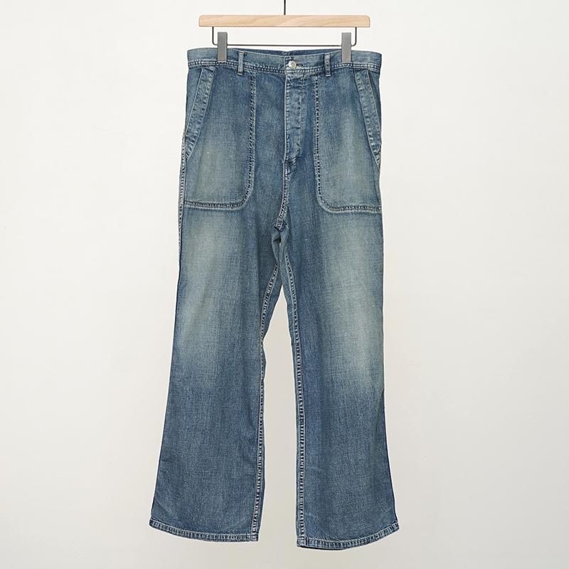 MAATEE&SONS マーティーアンドサンズ】US NAVY DENIM PANTS FADE MAATEE&SONS マーティーアンドサンズ】US NAVY DENIM PANTS FADE