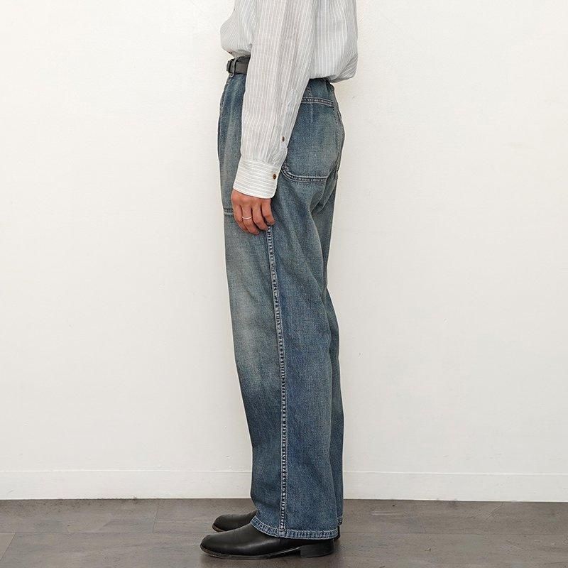 MAATEE&SONS マーティーアンドサンズ】US NAVY DENIM PANTS FADE