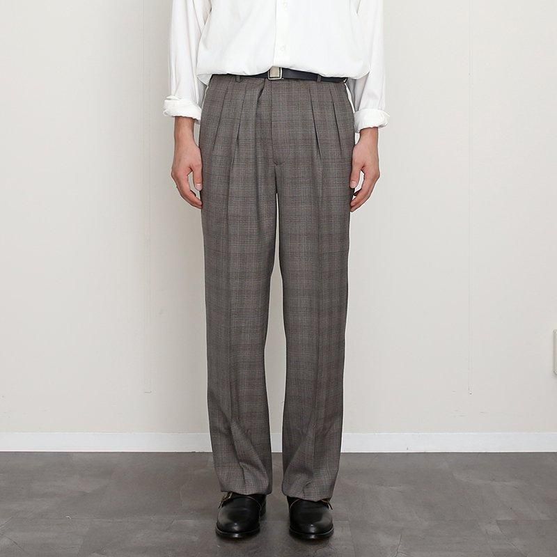 MAATEE&SONS マーティーアンドサンズ】永遠SLACKS WOOLMATCHECK MAATEE&SONS マーティーアンドサンズ】永遠SLACKS WOOLMATCHECK