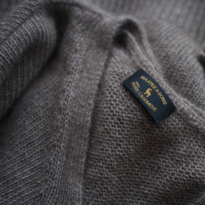 MAATEE&SONS マーティーアンドサンズ】カシミヤミンク LOOSE V MAATEE&SONS マーティーアンドサンズ】カシミヤミンク LOOSE V