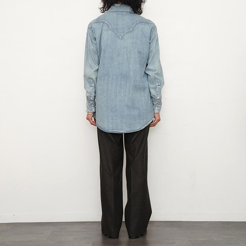 MAATEE&SONS マーティーアンドサンズ】WESTERN FADE INDIGO MAATEE&SONS マーティーアンドサンズ】WESTERN FADE INDIGO