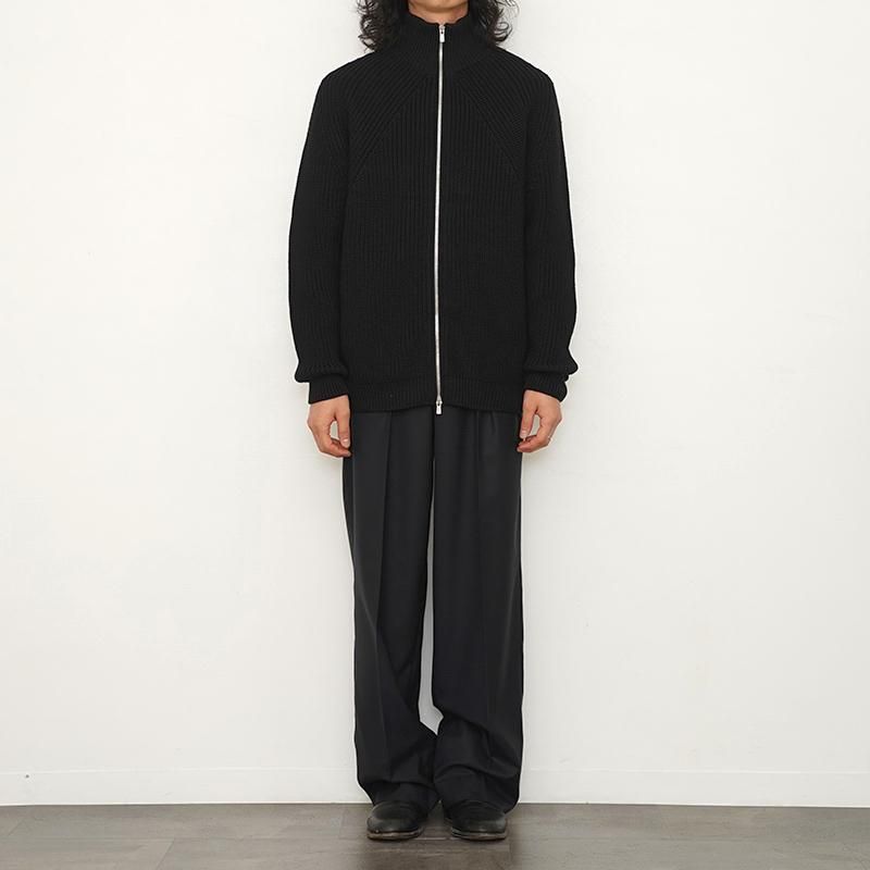 batoner 24aw シグネチャードライバーズニットブラック