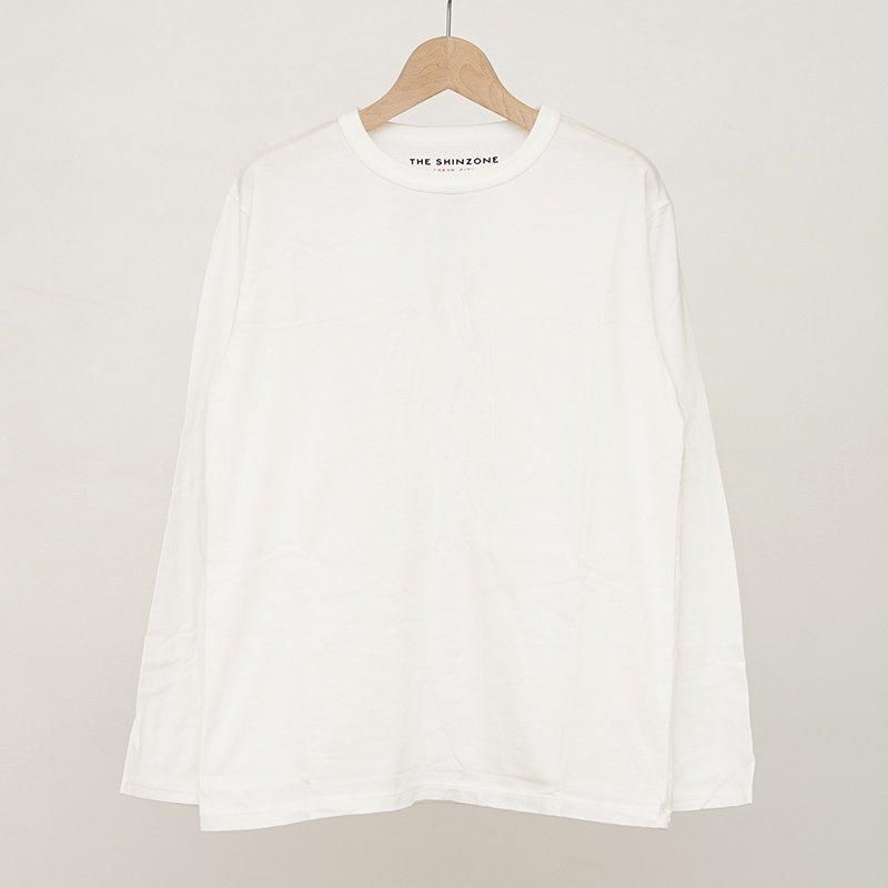 THE SHINZONE / ザ シンゾーン】PACK LONG SLEEVE TEE WHITE - THIRTY
