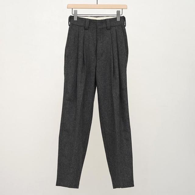20%OFFۡTHE SHINZONE /  󥾡WOOL FLANNEL TOM BOY PANTS GRAY