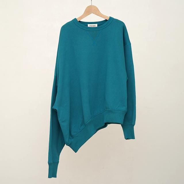 20%OFFۡINSCRIRE 󥹥ꥢAsymmetry Sweat Shirt TURQUOISE