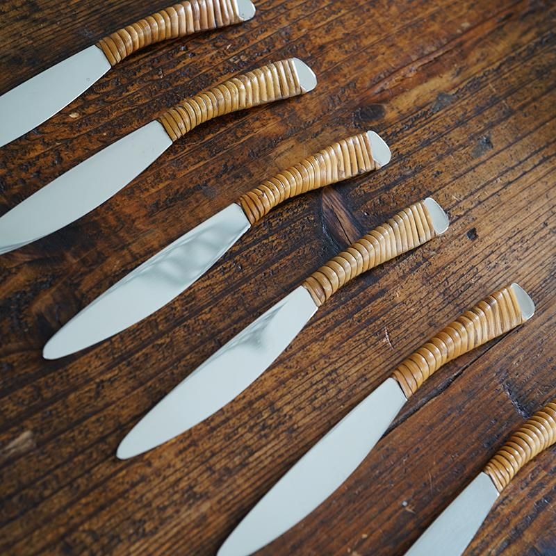 希少1950s CARL AUBOCK カトラリー　ナイフ　フォークセット 希少1950s CARL AUBOCK カトラリー ナイフ フォークセット