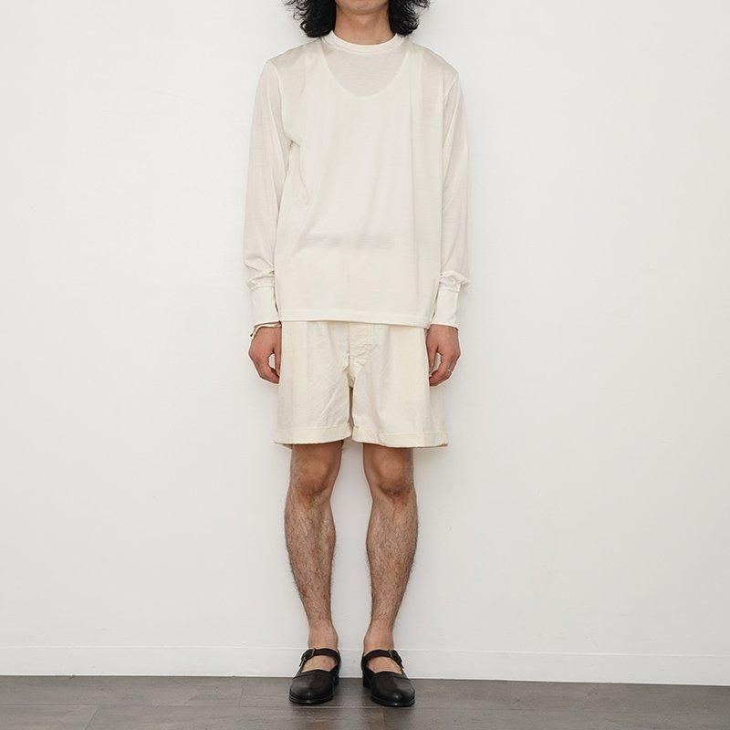 MAATEE&SONS マーティーアンドサンズ】SILK LONG SLEEVE TEE MAATEE&SONS マーティーアンドサンズ】SILK LONG SLEEVE TEE
