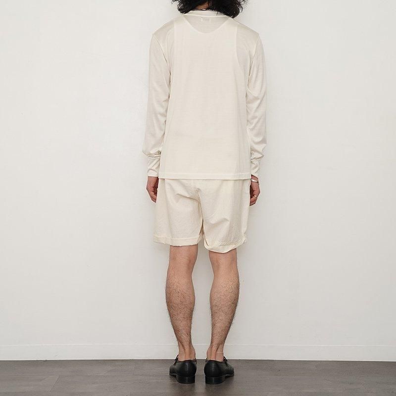 MAATEE&SONS マーティーアンドサンズ】SILK LONG SLEEVE TEE