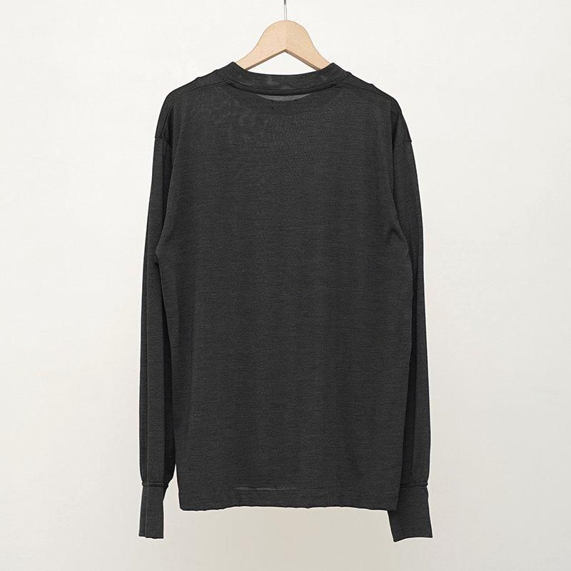 MAATEE&SONS マーティーアンドサンズ】SILK LONG SLEEVE TEE MAATEE&SONS マーティーアンドサンズ】SILK LONG SLEEVE TEE