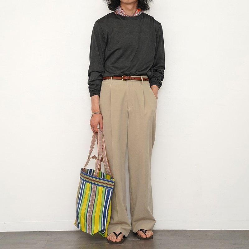 MAATEE&SONS マーティーアンドサンズ】SILK LONG SLEEVE TEE MAATEE&SONS マーティーアンドサンズ】SILK LONG SLEEVE TEE