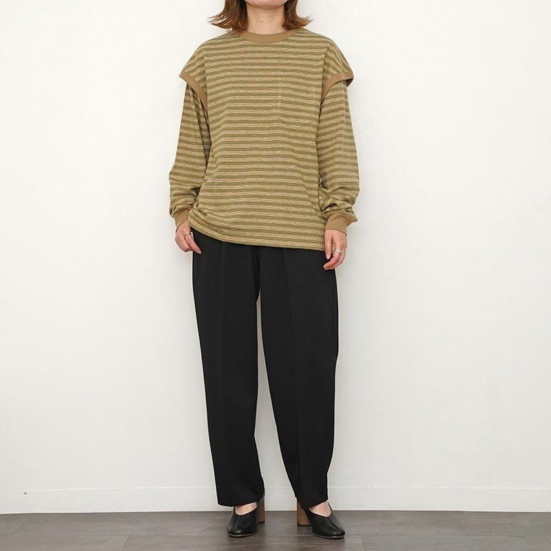 20%OFF】【PHEENY / フィーニー】Multi border ensemble KHAKI 20%OFF】【PHEENY / フィーニー】Multi border ensemble KHAKI