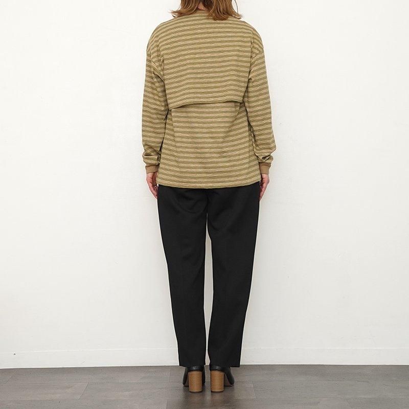 20%OFF】【PHEENY / フィーニー】Multi border ensemble KHAKI 20%OFF】【PHEENY / フィーニー】Multi border ensemble KHAKI