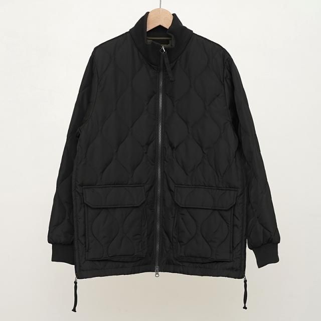 TAION MILITARY LIB HI NECK DOWN JKT BLACK