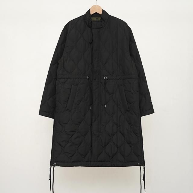 TAION MILITARY FLYFLONT LONG DOWN JKT BLACK