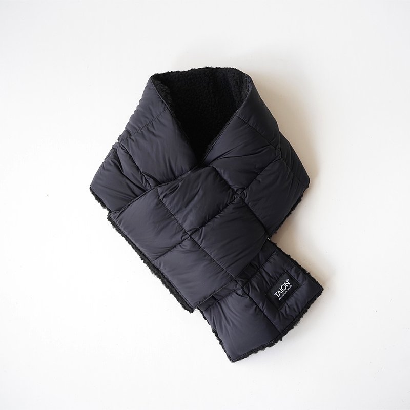 2024 A/W】【TAION タイオン】MOUNTAIN DOWN×BOA MUFFLER BLACK×BLACK - THIRTY'  THIRTY' STORE