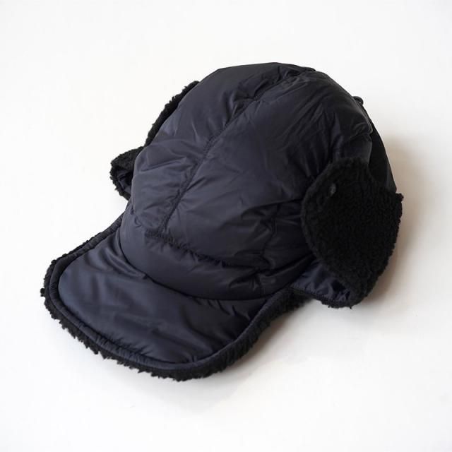 TAION MOUNTAIN REVERSIBLE DOWNBOA WARM CAP BLACKBLACK