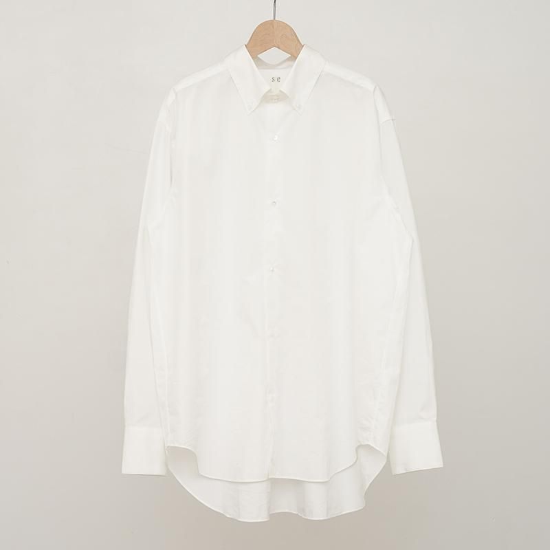 40%OFF】【seya. セヤ】BUTTON DOWN SHIRT WHITE - THIRTY