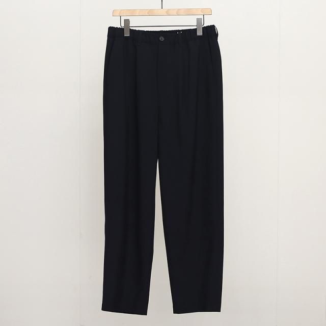 2025 S/SۡUNIVERSAL PRODUCTSWOOL EASY TROUSERS NAVY