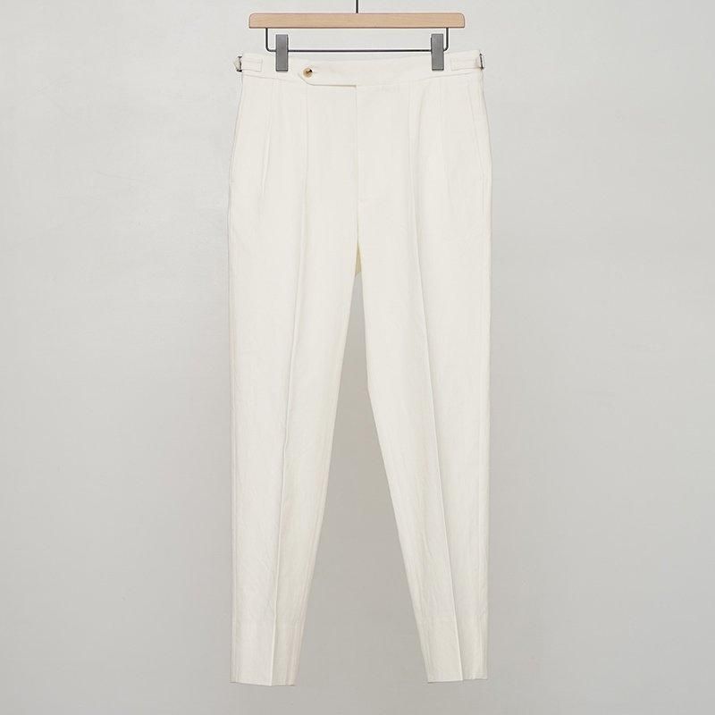 2025 S/S】【HEUGN ユーゲン】Aaron cotton White - THIRTY 2025 S/S】【HEUGN ユーゲン】Aaron cotton White - THIRTY
