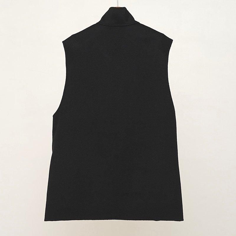 MAATEE&SONS 畦起毛JIP VEST BLK サイズ2(【MAATEE&SONS MAATEE&SONS 畦起毛JIP VEST BLK サイズ2(【MAATEE&SONS