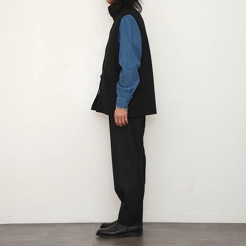 MAATEE&SONS マーティーアンドサンズ】JIP VEST BLK - THIRTY MAATEE&SONS マーティーアンドサンズ】JIP VEST BLK - THIRTY