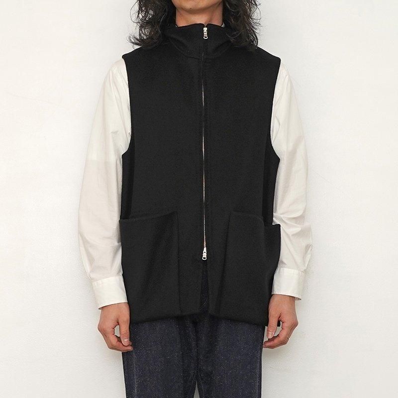 MAATEE&SONS マーティーアンドサンズ】JIP VEST BLK - THIRTY MAATEE&SONS マーティーアンドサンズ】JIP VEST BLK - THIRTY