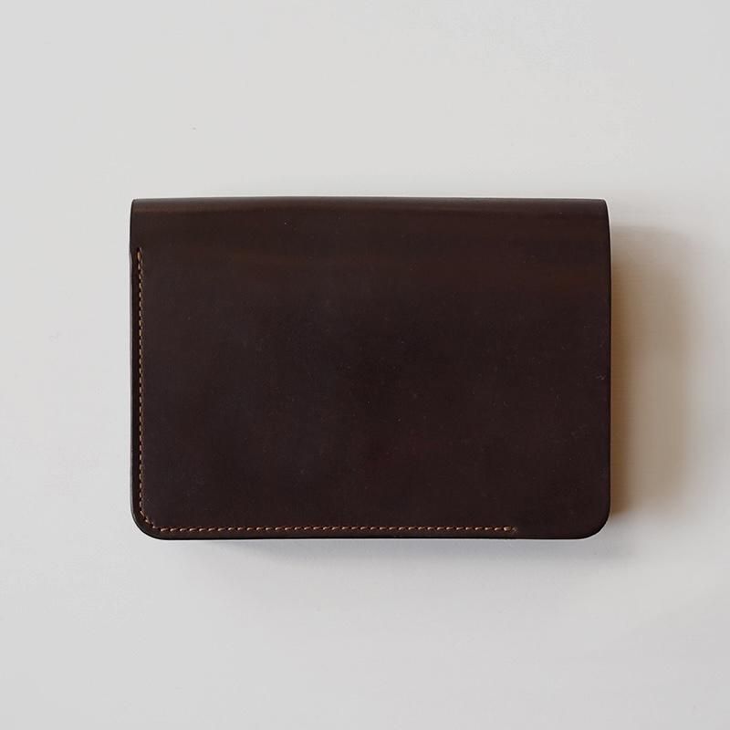forme フォルメ】Short wallet Cordovan Burgundy - THIRTY forme フォルメ】Short wallet Cordovan Burgundy - THIRTY