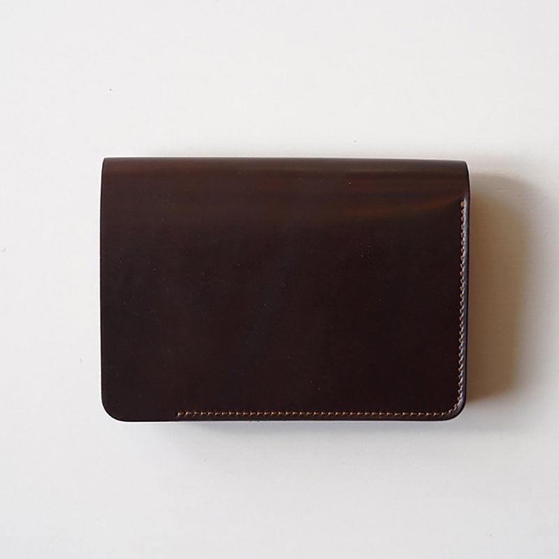 【11/2(土)19:00販売開始】【forme フォルメ】Short wallet Cordovan Burgundy - THIRTY'  THIRTY' STORE