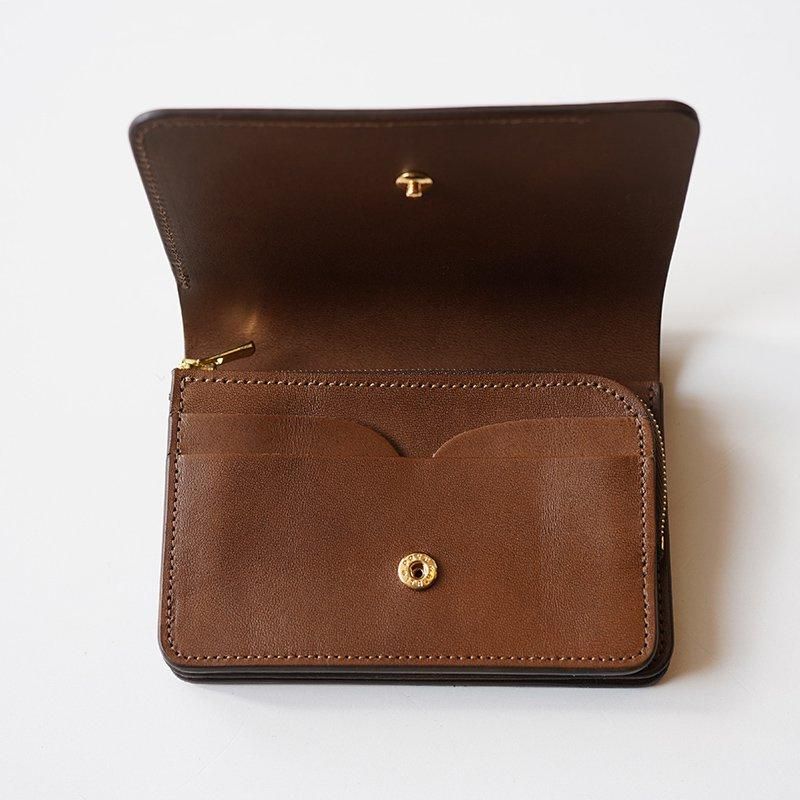 forme フォルメ】Short wallet Cordovan Burgundy - THIRTY forme フォルメ】Short wallet Cordovan Burgundy - THIRTY