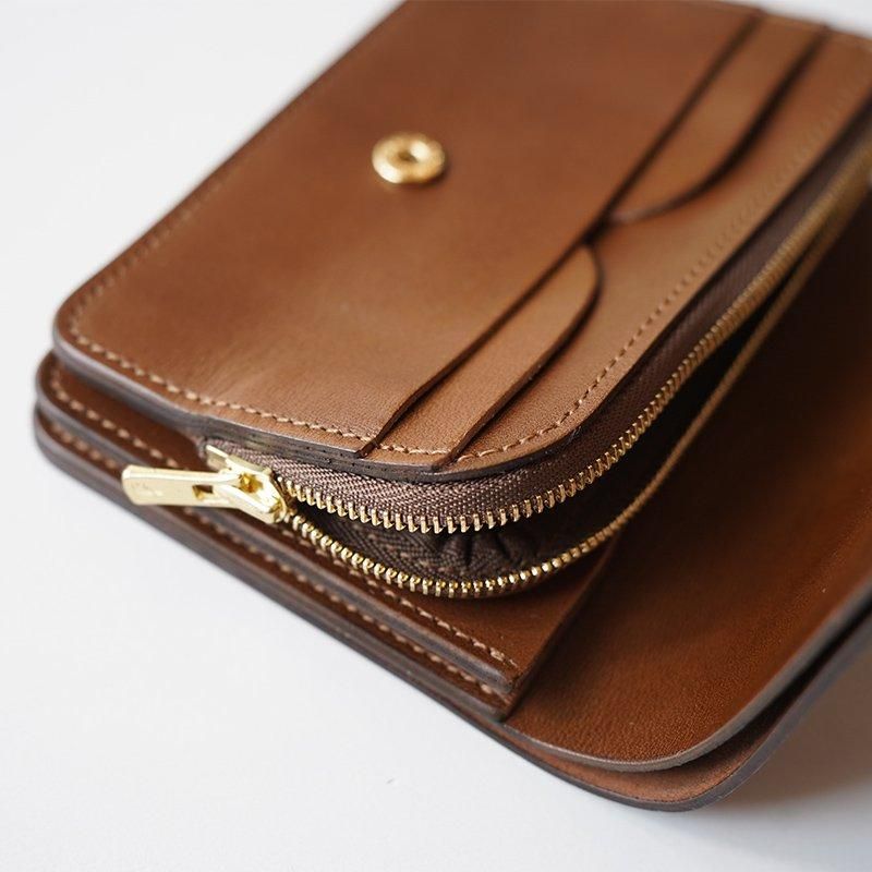 forme フォルメ】Short wallet Cordovan Burgundy - THIRTY forme フォルメ】Short wallet Cordovan Burgundy - THIRTY